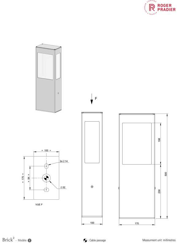 Gastro Aussenleuchte 50cm